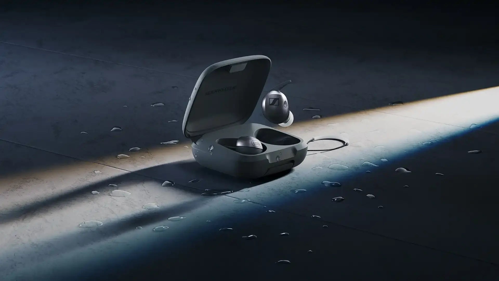 Metallic Graphite MOMENTUM Sport Wireless In Ears Desktop