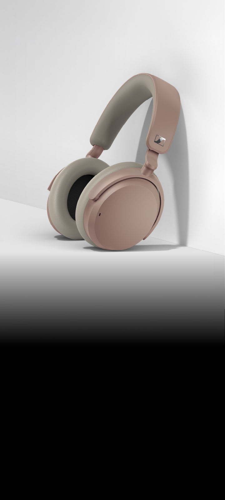 Taupe ACCENTUM Wireless Over Ear Headphones Mobile