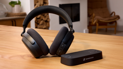 RS 255 TV Headphones - Bluetooth Auracast Headphones and BTA1 transmitter without stand