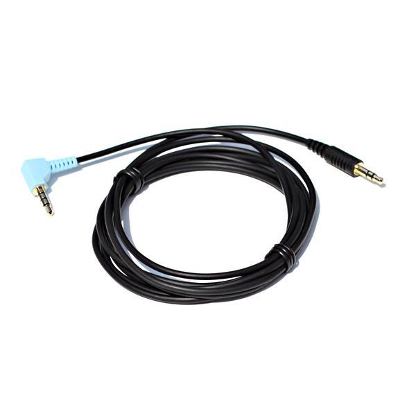 Connection cable, angled jack plug blue