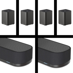 2 x AMBEO Soundbar Plus + 4 x AMBEO Sub Bundle