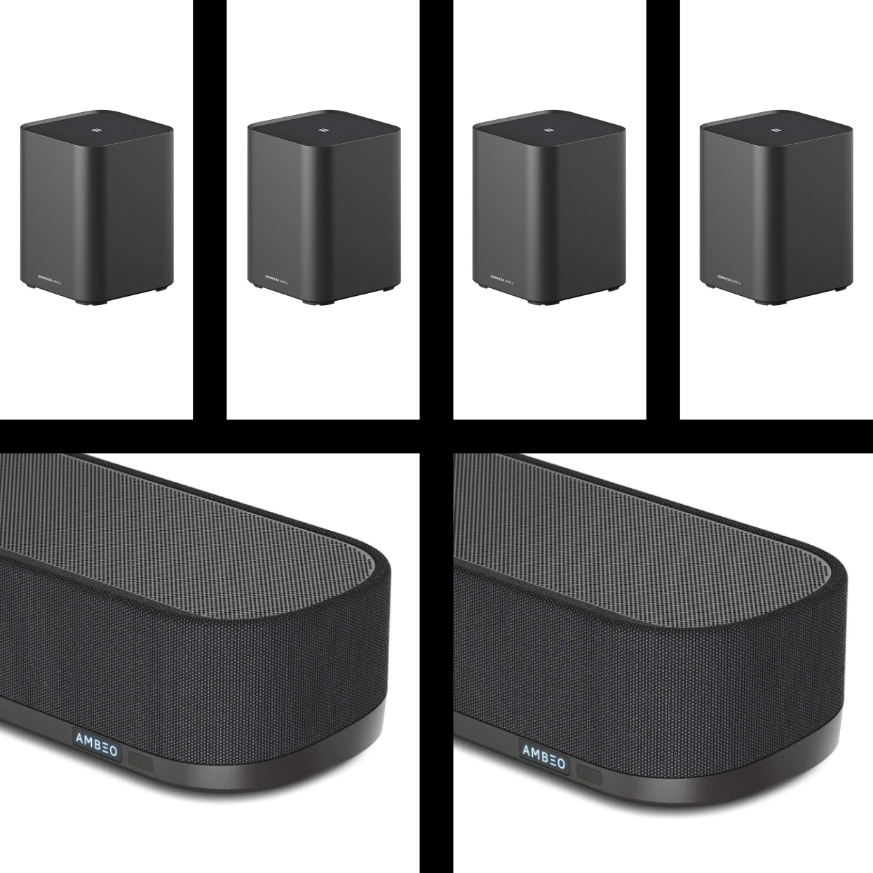 2 x AMBEO Soundbar Plus + 4 x AMBEO Sub Bundle